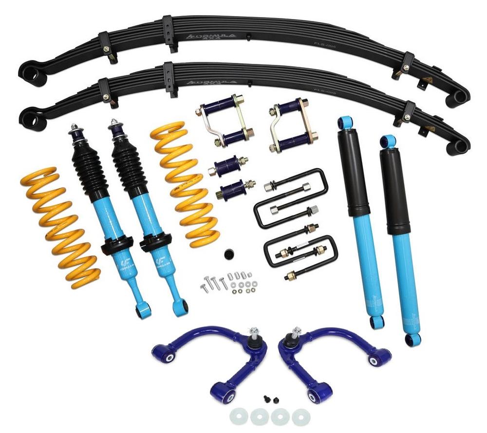 2 Inch 50mm Formula 4x4 Lift Kit with Height Adjustable Struts to suit Toyota Hilux N90 (GUN226R, GUN227R) 2025-on