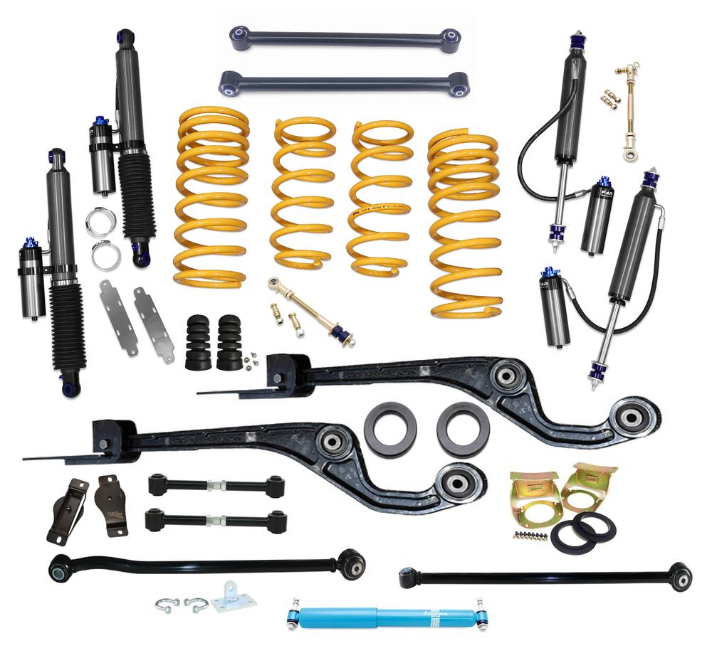 4 Inch Adjustable Formula 4x4 Premium Upgrade Lift Kit to suit Nissan Patrol GU, Y61 Wagon LWB