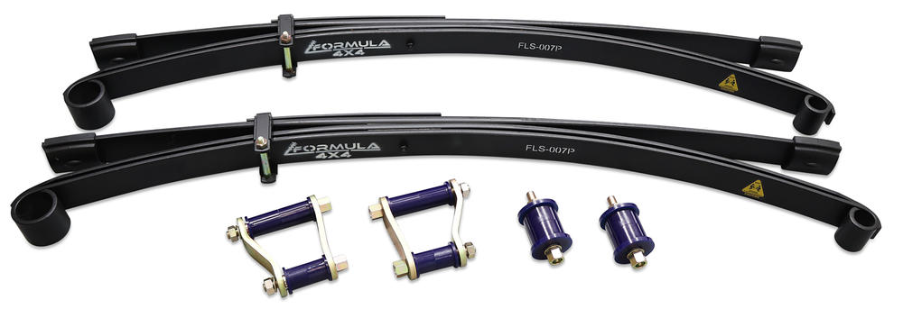 Formula 4x4 Rear Leaf Spring Kit - approx. 45mm lift at 300-450kg load to suit Mazda BT-50 2011-2020 & Ford Ranger PX 2011-2022