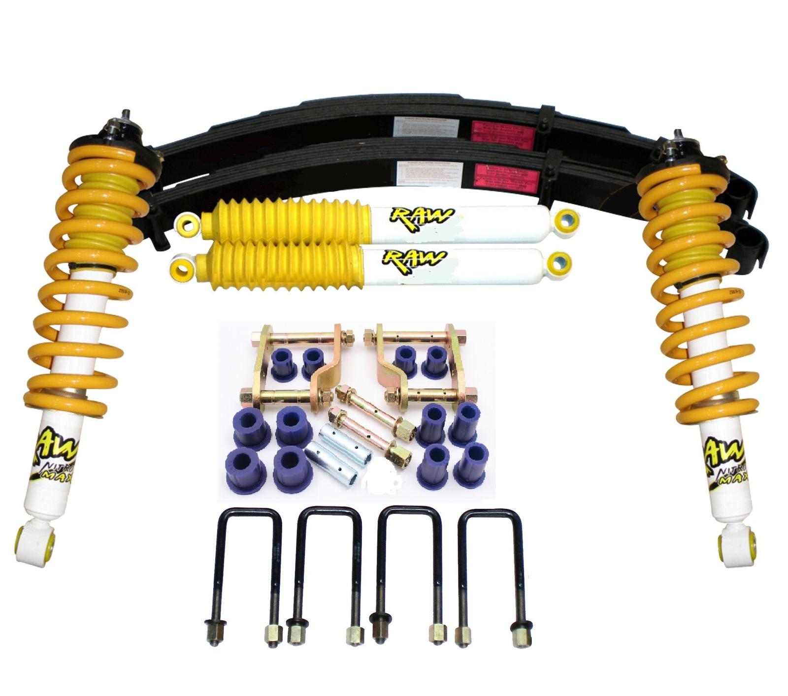 35mm Front Coil Strut Shock Spacer Lift Kit For Nissan Navara D40 4WD