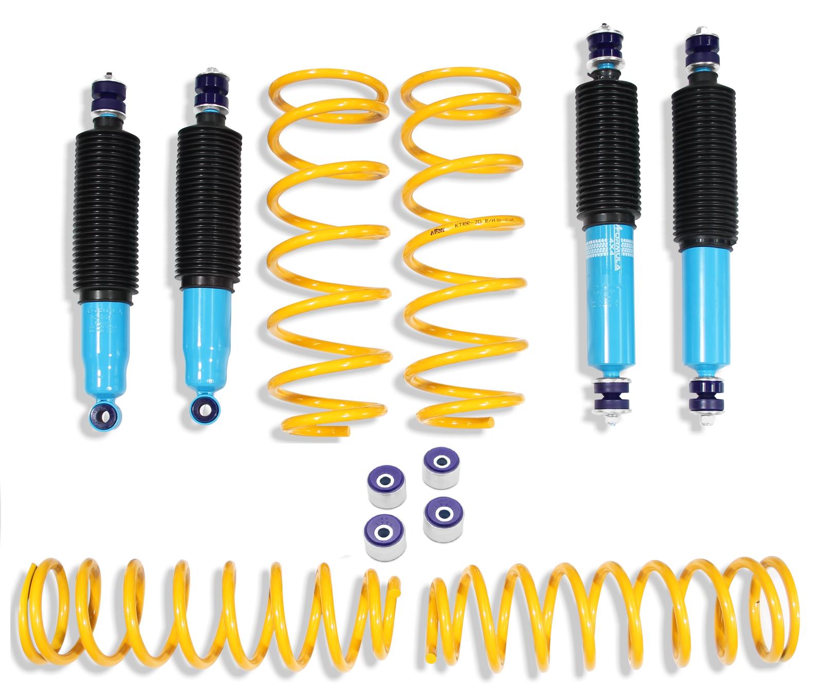 2 Inch 50mm Formula 4x4 Big Bore Lift Kit to suit Toyota Land Cruiser 80 Series from 1990-08/1991
