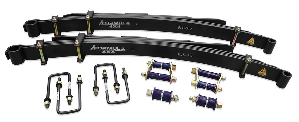 Formula 4x4 Rear Leaf Spring Kit - approx. 20mm lift at 0-200kg load to suit Mitsubishi Triton ML, MN 2006 - 2014