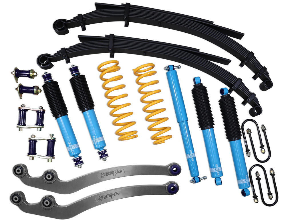 2 Inch 50mm Formula 4x4 Premium Big Bore Lift Kit to suit Toyota Landcruiser 76 Series from 07/2016-on