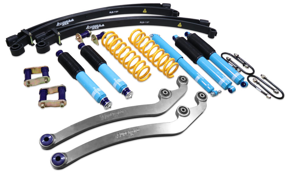 2 Inch 50mm Formula 4x4 Premium Big Bore Lift Kit to suit Toyota Landcruiser 78 & 79 Series from 2007 to 07/2016