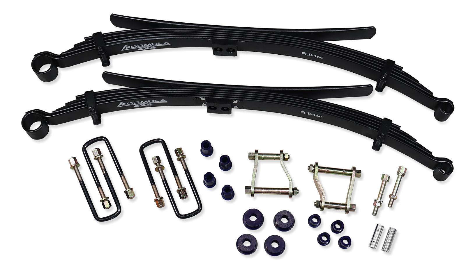 Formula Leaf Spring Kit - 50mm Lift at 150kg to suit Ford Ranger PY, P703 & VW Amarok T1A, T1B 4x4 2022-on