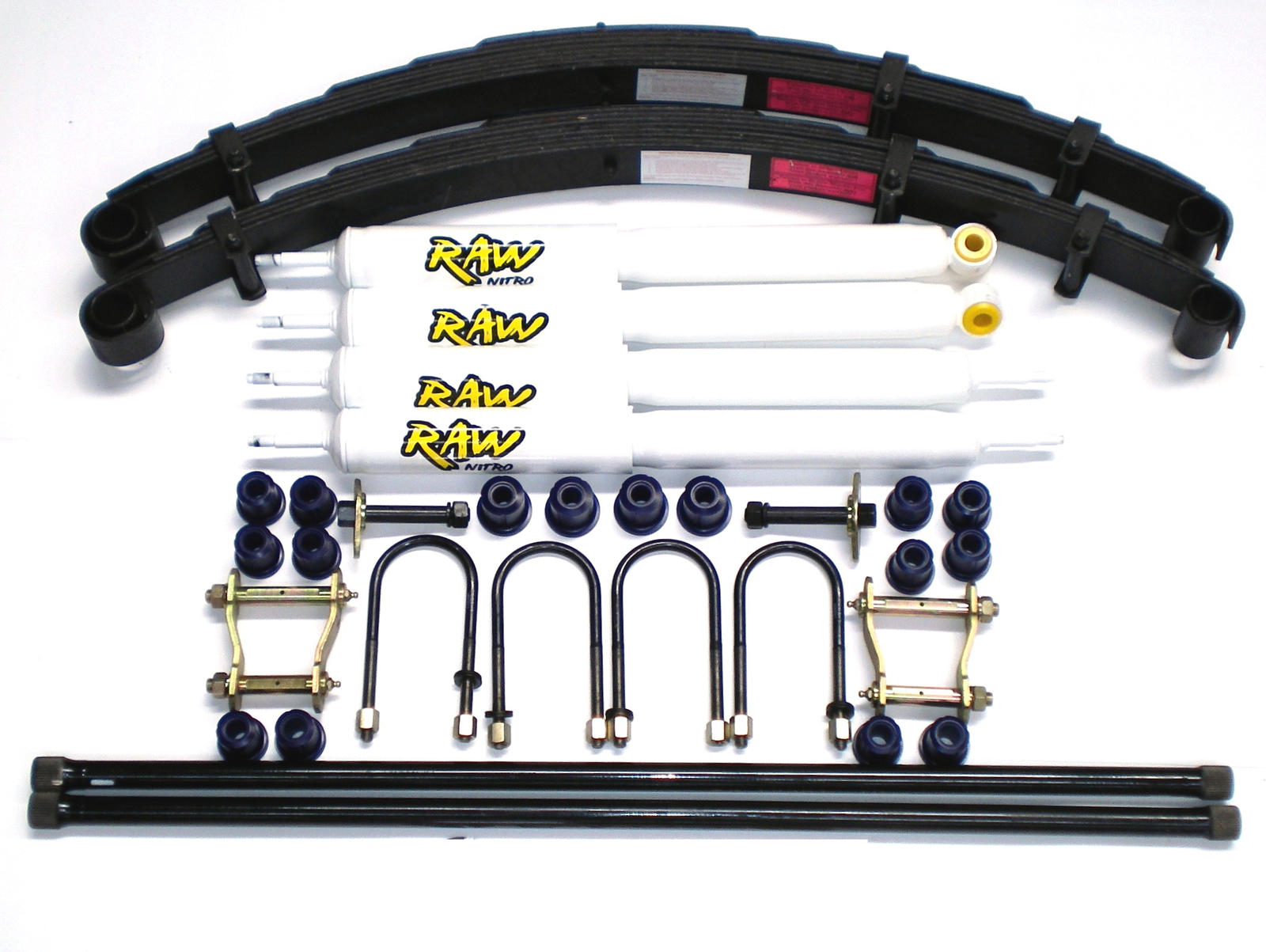 40mm RAW Nitro Max 4x4  Heavy Duty Lift Kit (83mm Axle Housing OD) to suit Ford Ranger & Mazda BT-50