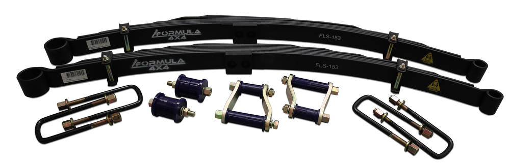 Formula 4x4 Leaf Spring Kit - approx. 40mm lift at 0-150kg load to suit Ford Ranger PY, P703 & VW Amarok T1A, T1B 4x4 2022-on