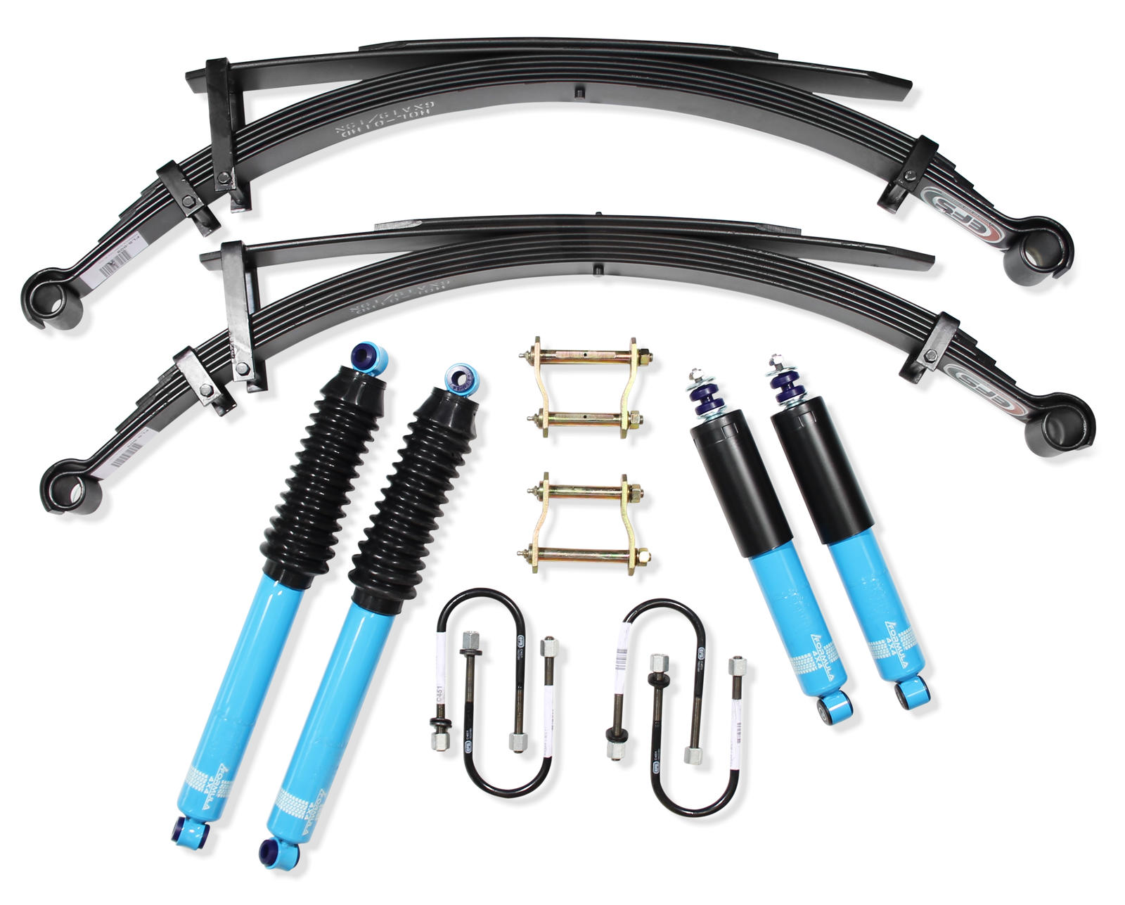 2 Inch 50mm Formula 4x4 Lift Kit to suit Mitsubishi Challenger PA I (Leaf Spring Rear) 1997-2000