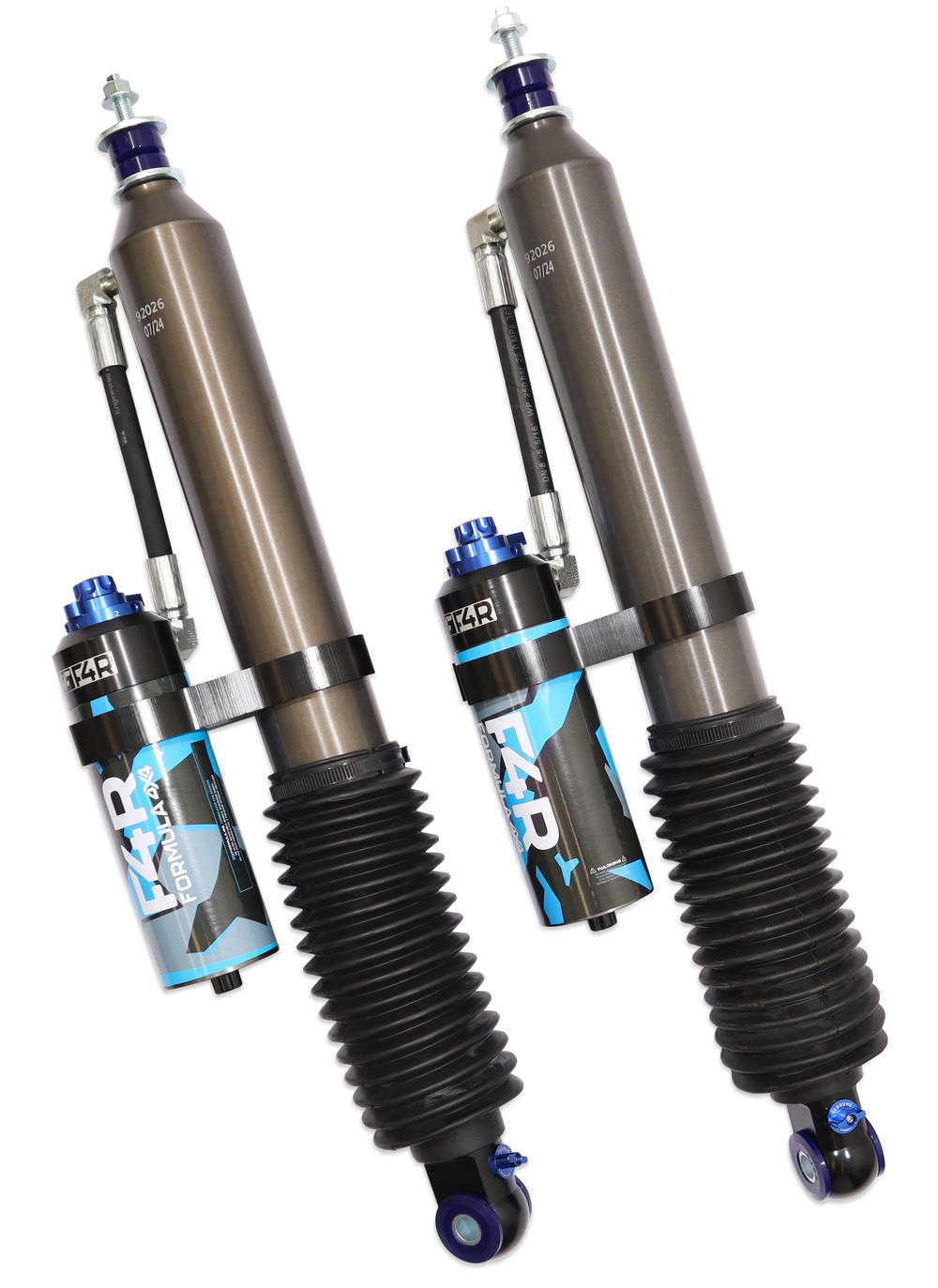 2 Inch 50mm Adjustable F4R Formula 4x4 Rear Shock Absorber Kit to suit Isuzu MU-X UCS, RJ 2021-on