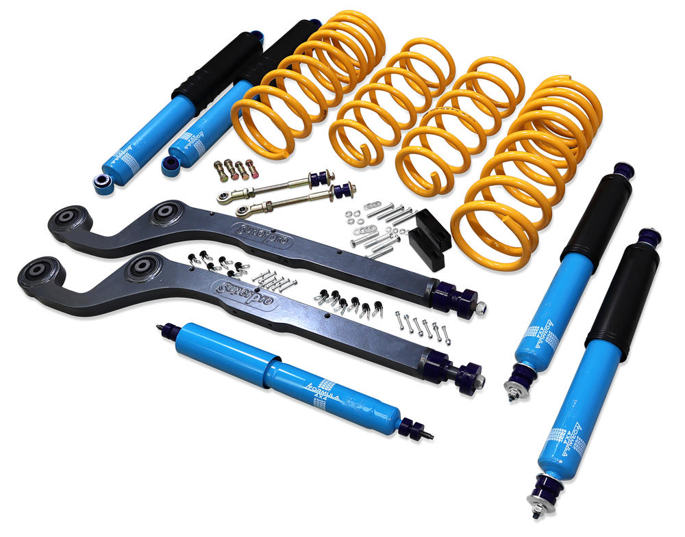 2 Inch 50mm Formula 4x4 Premium Big Bore Lift Kit to suit  Nissan Patrol GQ/Y60 Wagon LWB 1988-1997
