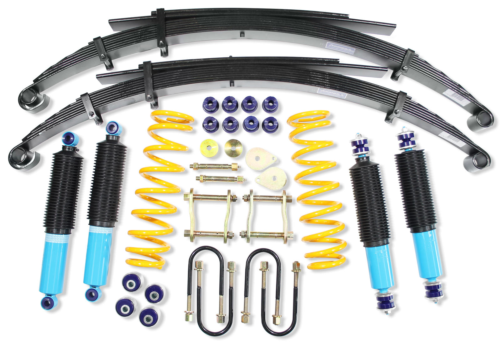 2 Inch 50mm Formula 4x4 Big Bore Lift Kit to suit Toyota Landcruiser 78, 79 Series from 2007-on