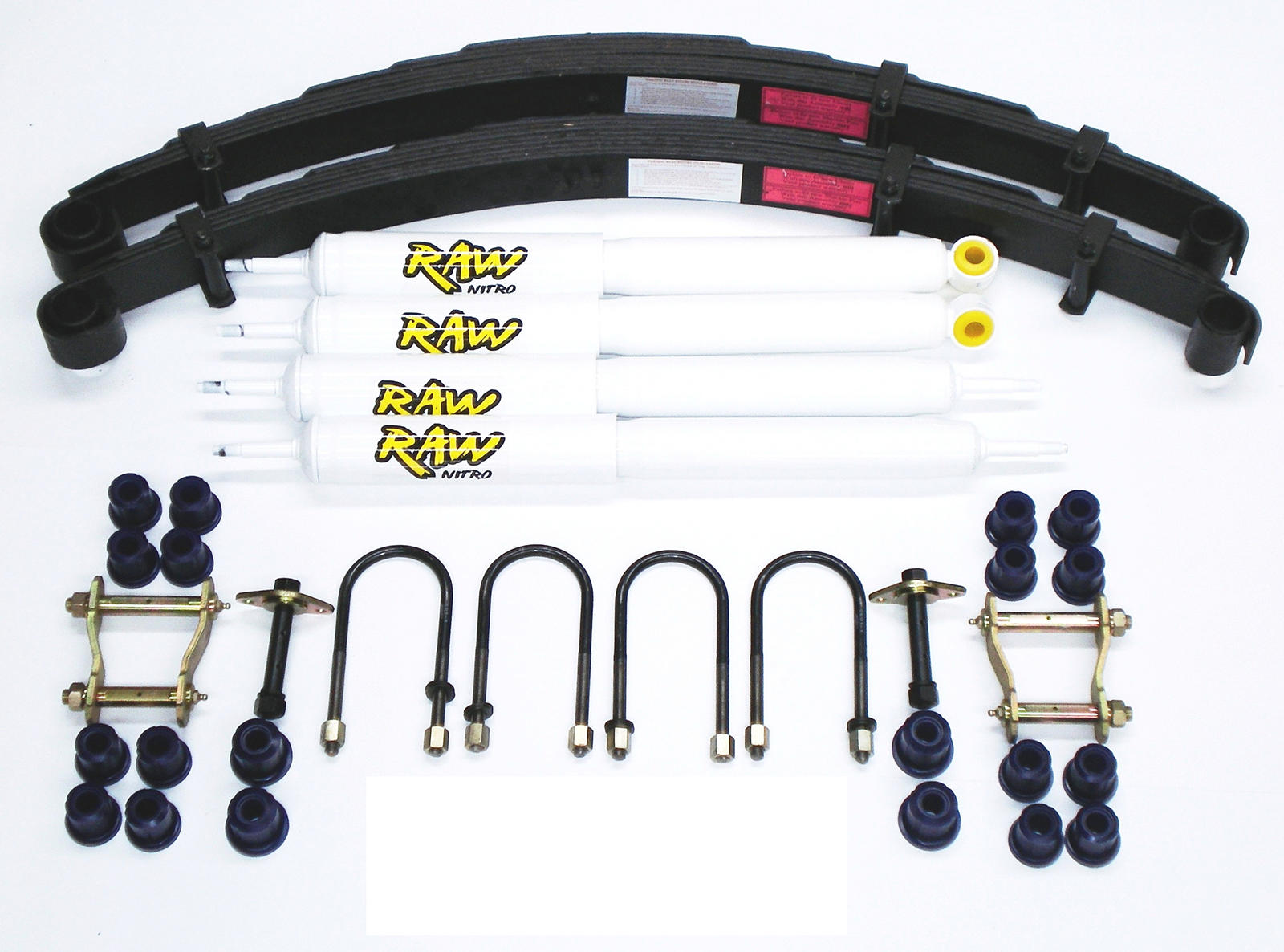 40mm RAW Nitro 4x4 Lift Kit Holden Colorado, Dmax, Rodeo & Great Wall