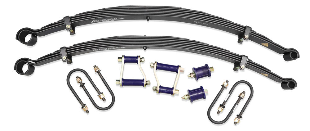Formula 4x4 Rear Leaf Spring Kit - 45mm Lift at 0-200kg to suit Mazda BT-50 2011-2020 & Ford Ranger PX 2011 - 2018