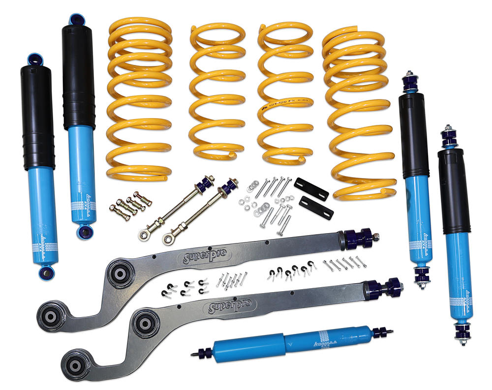 2 Inch 50mm Formula 4x4 Premium Big Bore Lift Kit to suit  Nissan Patrol GQ/Y60 Wagon LWB 1988-1997