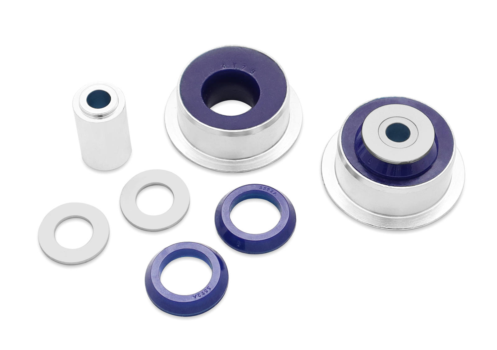 Front Control Arm Lower-Rear Double Offset Bush Kit to suit VAG MQB Platform Vehicles with Alloy Subframe