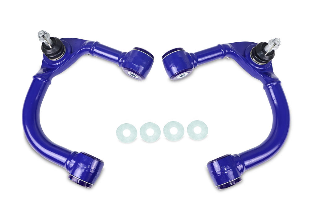 Front Upper Heavy Duty Control Arm Kit - Fixed Offset including Ball Joints to suit Toyota Hilux 2005-on (does not suit Hilux Rogue Widebody)