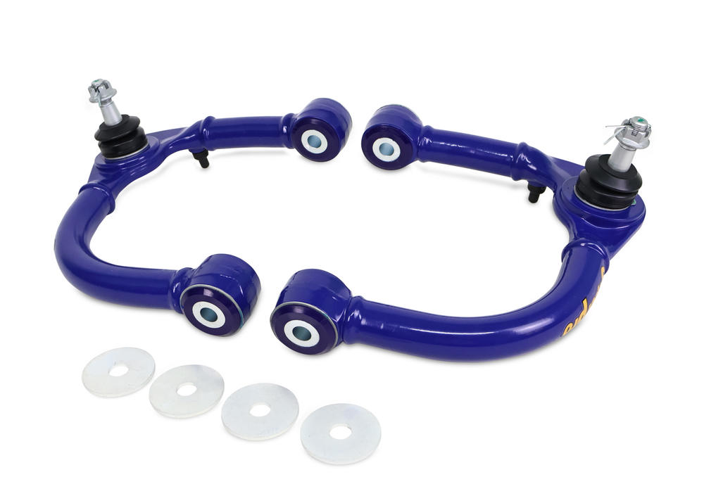 Front Fixed Offset Upper Control Arm Kit including Ball Joints to suit GWM Ute Cannon 2020-on & Tank 300 2022-on excl Hybrid and Alfa models