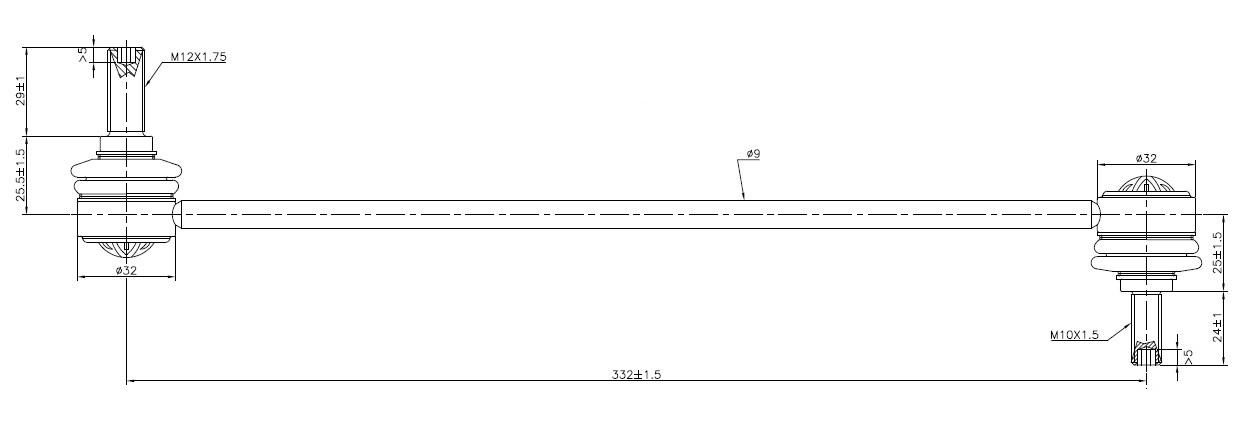 Front Sway Bar Link to suit Volvo