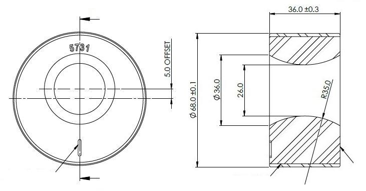 Front Control Arm Lower Inner Rear Double Offset Bush Kit to suit Hyundai Santa Fe TM 2018-on