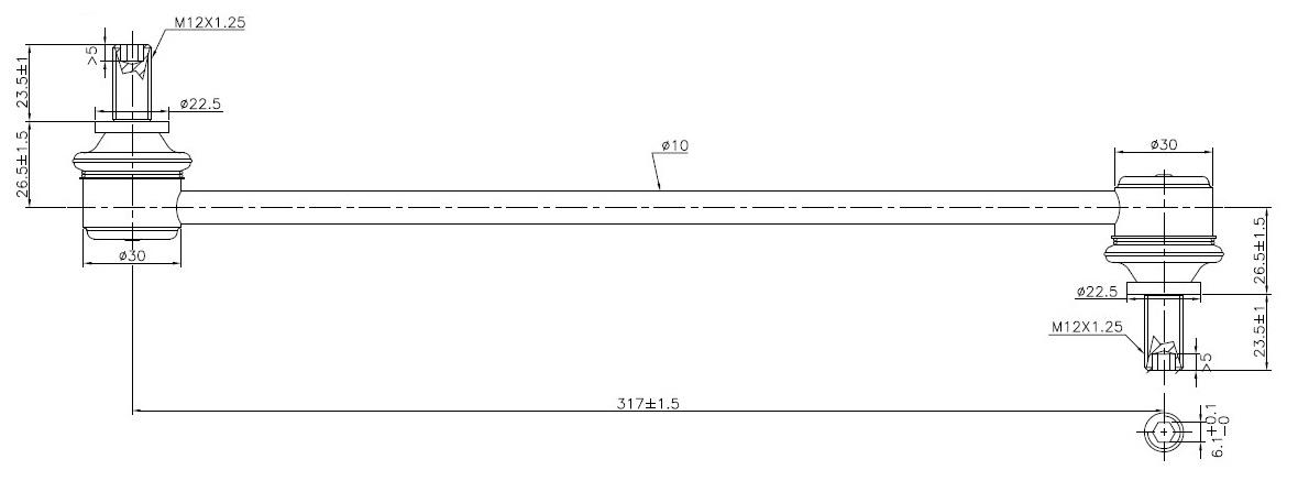 Front Sway Bar Link to suit Honda CR-V RE & RM