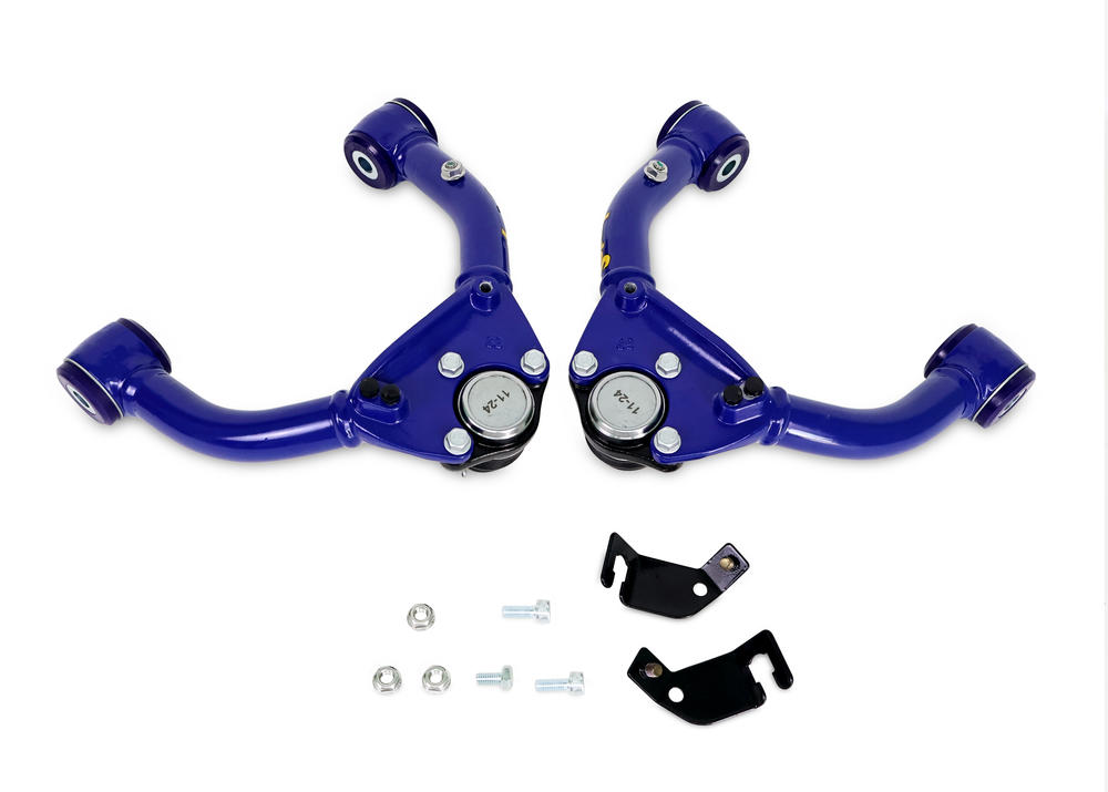 Front Fixed Offset Upper Control Arm Kit including Ball Joints to suit Mitsubishi Pajero 2000-2022 - NM, NP, NS, NT, NW, NX