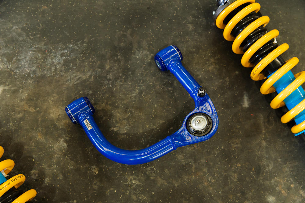 Front Upper Heavy Duty Control Arm Kit - Fixed Offset including Ball Joints to suit Toyota Hilux 2005-on (does not suit Hilux Rogue Widebody)