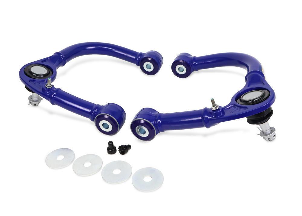 Front Fixed Offset Upper Control Arm Kit including Ball Joints to suit GWM Ute Cannon 2020-on & Tank 300 2022-on excl Hybrid and Alfa models