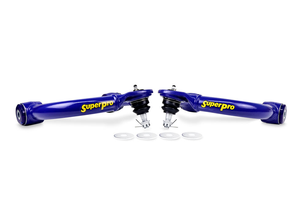 Front Upper Heavy Duty Control Arm Kit - Fixed Offset including Ball Joints to suit Toyota Hilux 2005-on (does not suit Hilux Rogue Widebody)
