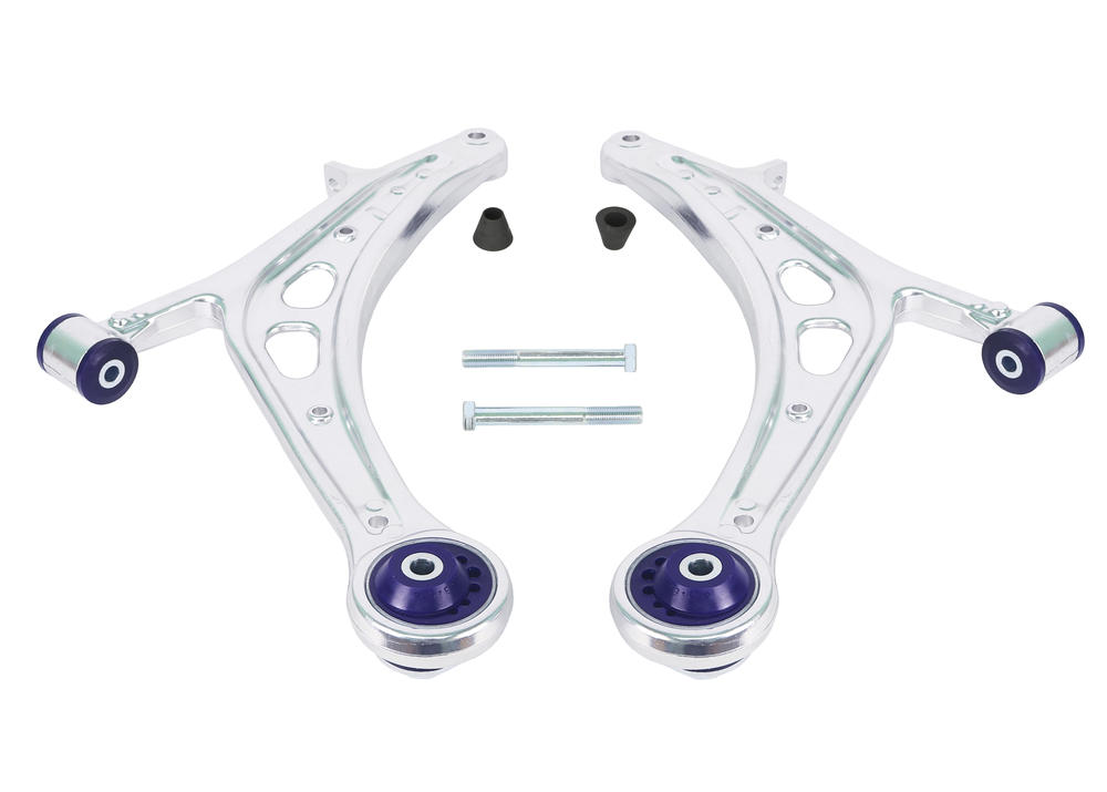 Front Lower Alloy Control Arm Kit excluding Ball Joints to suit Subaru Levorg