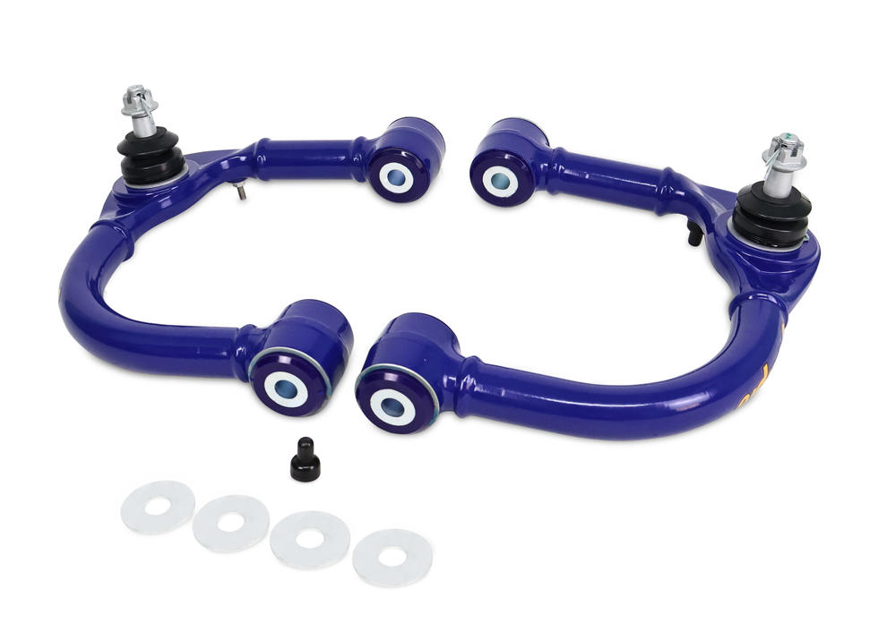 Front Upper Fixed Offset Control Arm Kit including Ball Joints to suit Toyota FJ Cruiser & Prado 120/150 Series