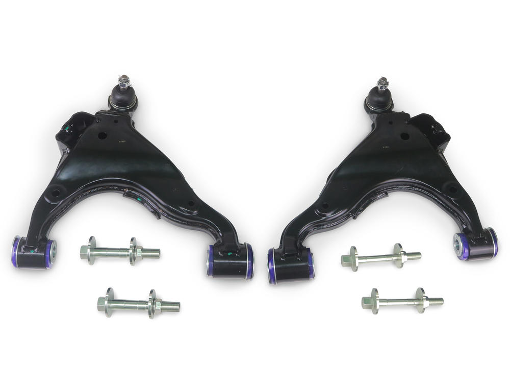 Front Lower Offset Control Arm Kit including Ball Joints to suit Toyota Prado 150 Series 2010-on (KDSS vehicles)
