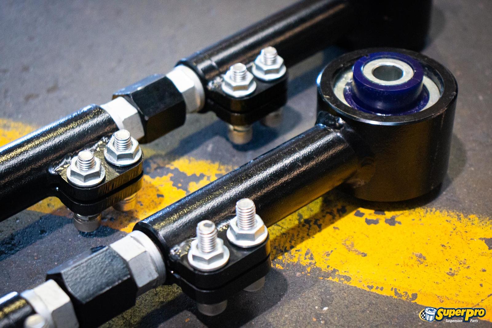 Rear Adjustable Trailing Arm Kit to suit Nissan Patrol Y60, Y61