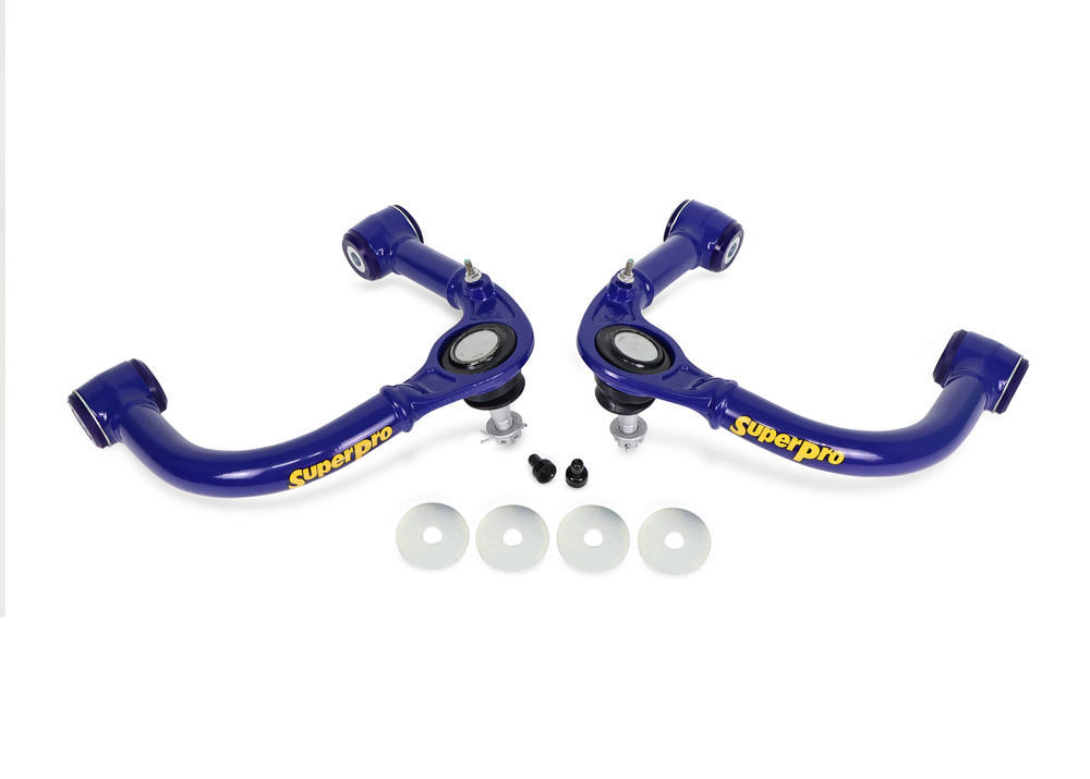 Front Upper Heavy Duty Control Arm Kit - Fixed Offset including Ball Joints to suit Toyota Hilux 2005-on (does not suit Hilux Rogue Widebody)