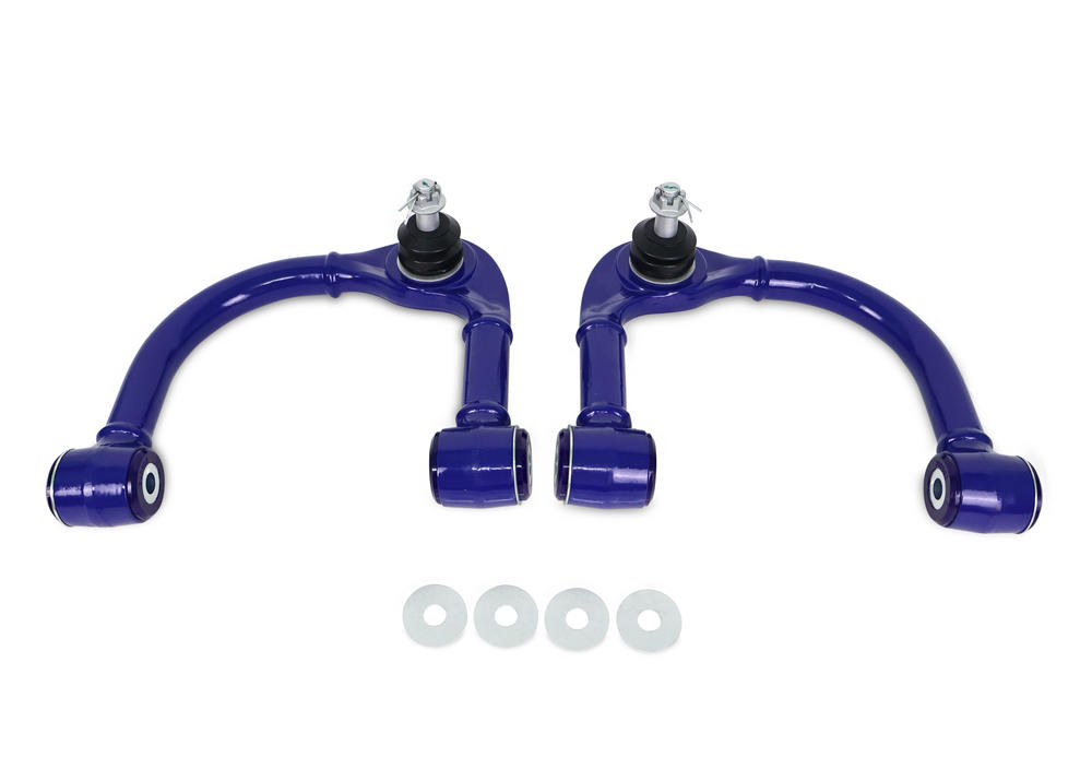 Front Upper Fixed Offset Control Arm Kit including Ball Joints to suit Toyota FJ Cruiser & Prado 120/150 Series