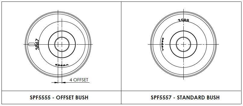 Front Control Arm Lower-Rear Bush Kit - Single Offset to suit Kia EV6 & Hyundai Ioniq 5 2021-on