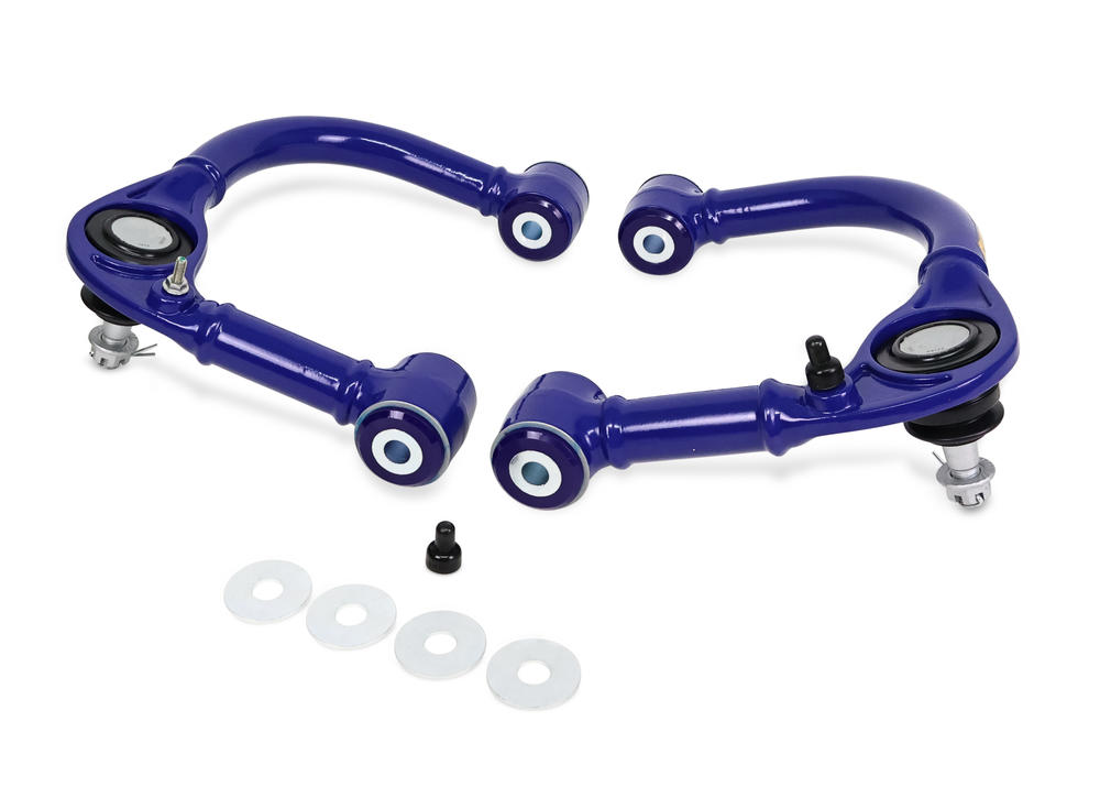 Front Upper Fixed Offset Control Arm Kit including Ball Joints to suit Toyota FJ Cruiser & Prado 120/150 Series
