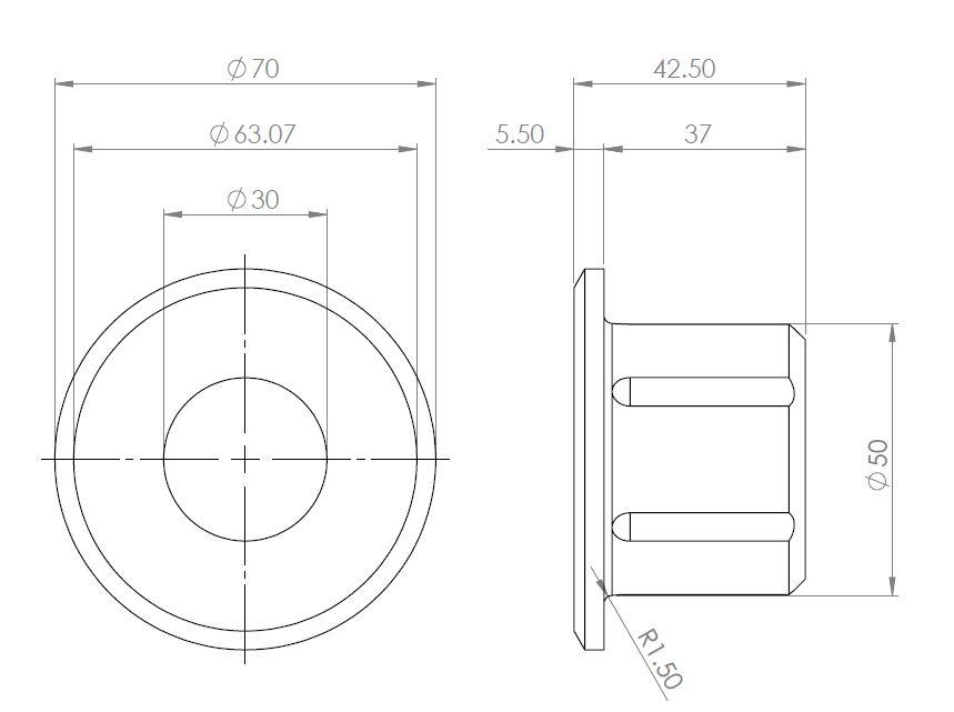 Spring Front Eye Bush Kit