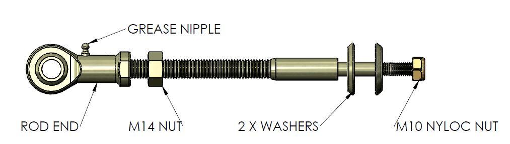 Extended Heavy Duty Sway Bar Link