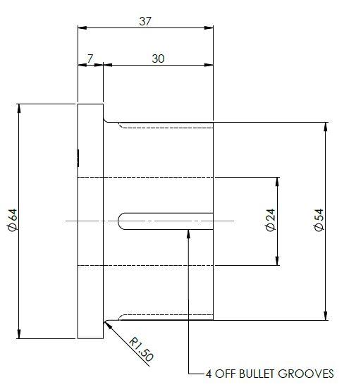 Rear Leaf Spring Front Eye Bush Kit to suit Ford Falcon 2002-2008 - BA, BF Wagon (round style)