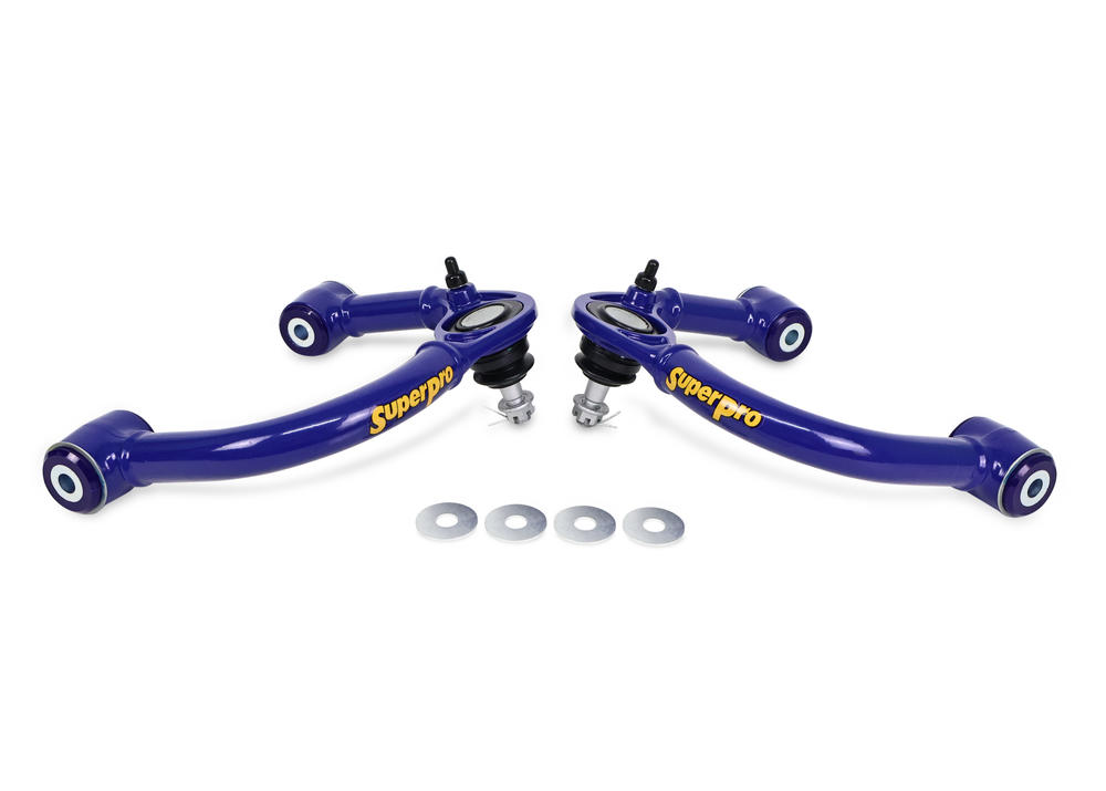 Front Upper Fixed Offset Control Arm Kit including Ball Joints to suit Toyota FJ Cruiser & Prado 120/150 Series