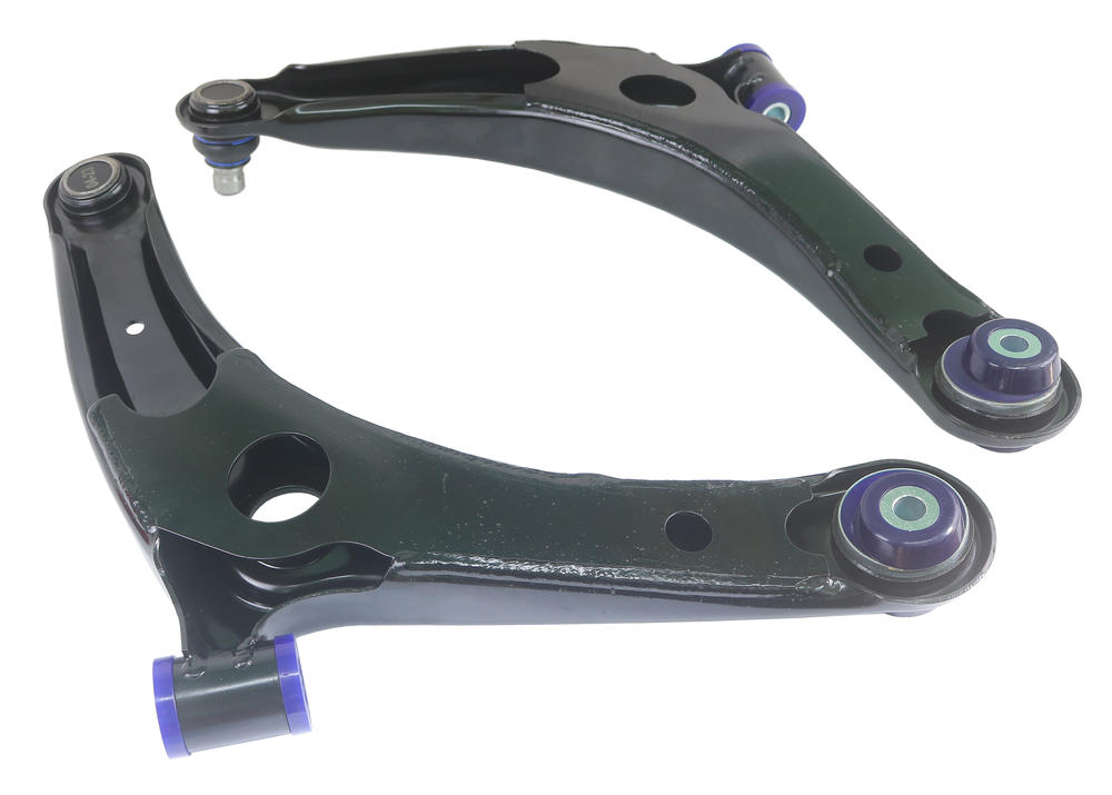 Front Lower Performance Control Arm Assembly Kit with extra caster including Ball Joints to suit Mitsubishi Lancer 07-17