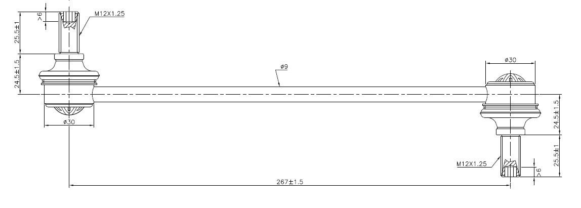 Front Sway Bar Link to suit Hyundai iX35 & Kia Sportage