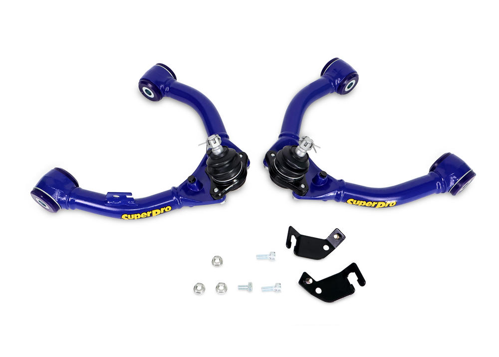 Front Fixed Offset Upper Control Arm Kit including Ball Joints to suit Mitsubishi Pajero 2000-2022 - NM, NP, NS, NT, NW, NX