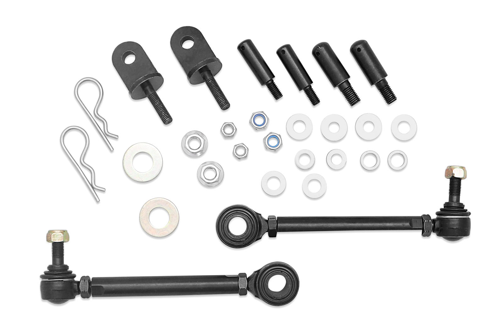 Front Extended Heavy Duty Sway Bar Link with quick release to suit Jeep Wrangler TJ