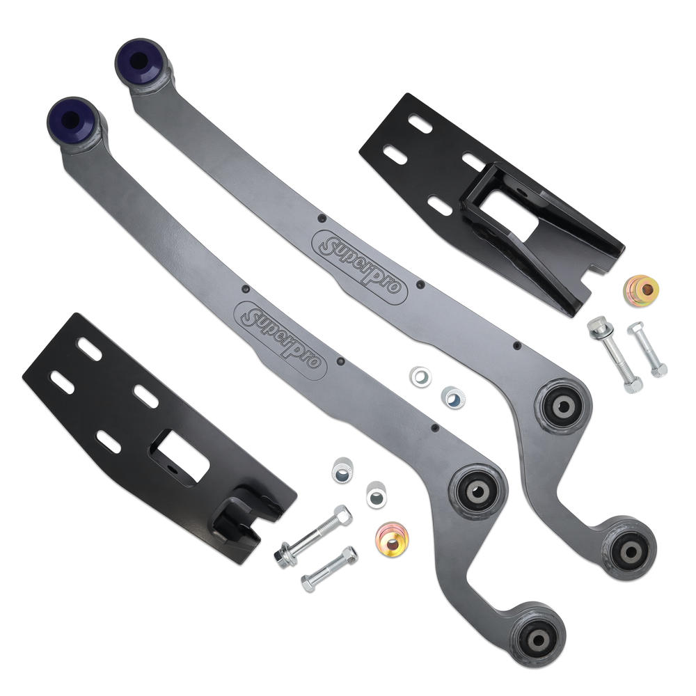 Front Radius Arm fixed Offset Correction Arms Kit to Suit Nissan Patrol GQ, GU with 4-5