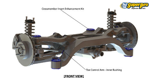 Rear suspension diagram for SUBARU IMPREZA 2011-2014 - WRX STi Hatch 