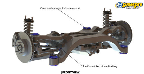 Rear suspension diagram for BMW 7 1985-1994 | 7 SERIES E32 