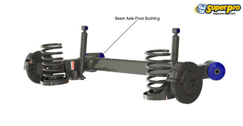 Rear suspension diagram for VW POLO 1994-2002 | POLO MK3 6N, 6V 