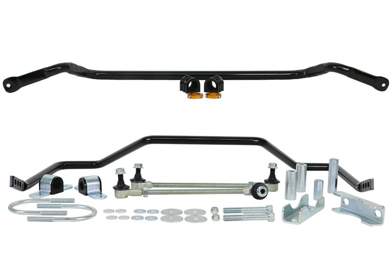 Front and Rear Anti Roll Bar - Vehicle Kit to Suit Nissan Navara D40 4wd