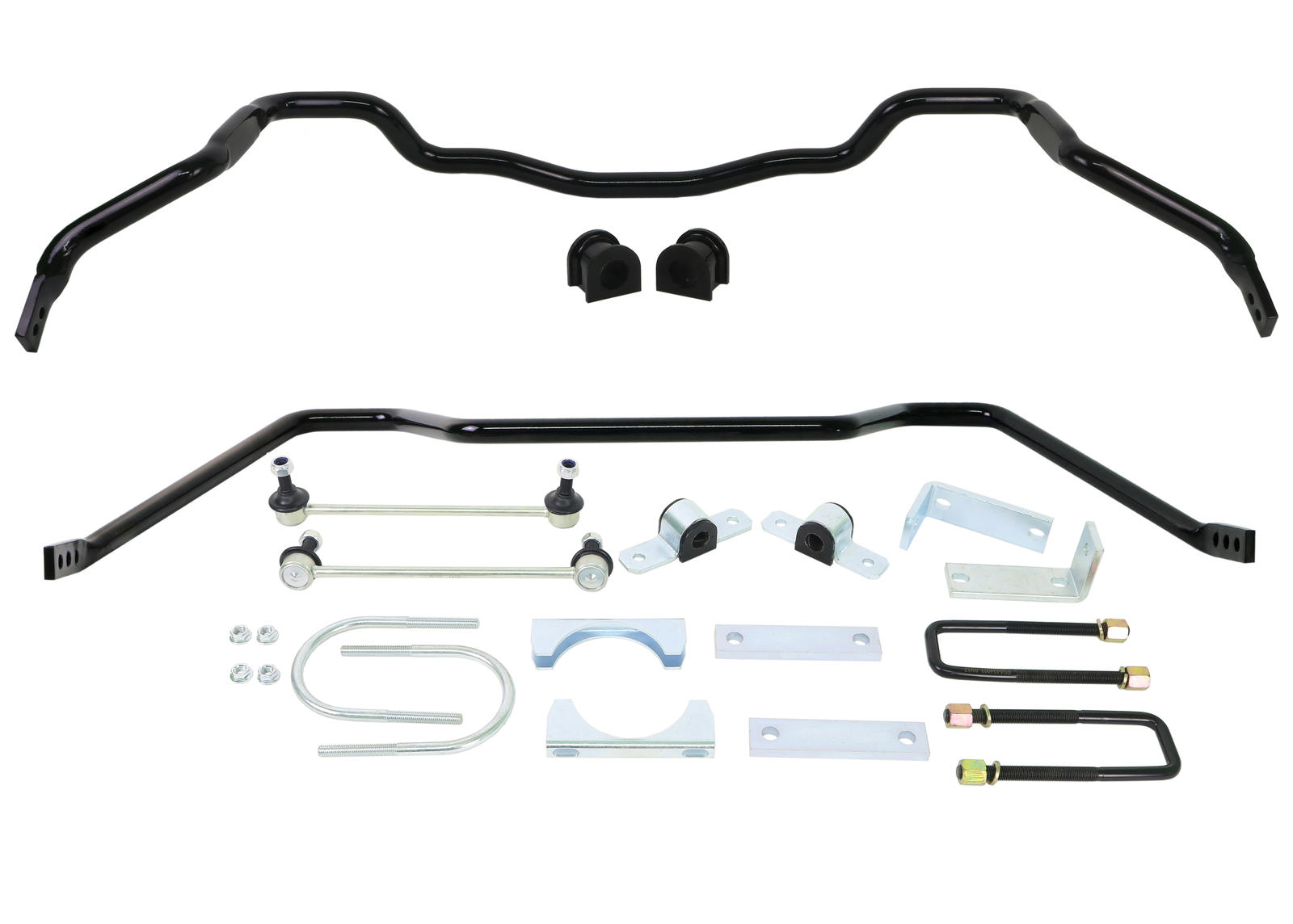 Front and Rear Anti Roll Bar - Vehicle Kit to Suit Toyota Hilux 2015-on 4wd